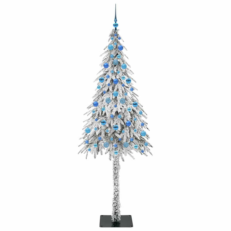 vidaXL Karácsonyfa 300 LED-del állvánnyal Fehér 210 cm PE és Acél