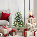 vidaXL Karácsonyfa 150 LED-del állvánnyal Zöld 90 cm PE