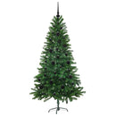 vidaXL Karácsonyfa 150 LED-del állvánnyal Zöld 150 cm PE
