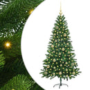 vidaXL Karácsonyfa 150 LED-del állvánnyal Zöld 150 cm PE