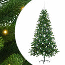 vidaXL Karácsonyfa 150 LED-del állvánnyal Zöld 150 cm PE