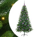 vidaXL Karácsonyfa 150 LED-del állvánnyal Zöld 150 cm PE