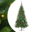 vidaXL Karácsonyfa 150 LED-del állvánnyal Zöld 150 cm PE