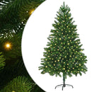 vidaXL Karácsonyfa 300 LED-del állvánnyal Zöld 180 cm PE
