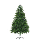 vidaXL Karácsonyfa 300 LED-del állvánnyal Zöld 180 cm PE