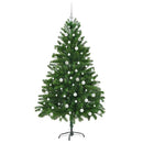 vidaXL Karácsonyfa 300 LED-del állvánnyal Zöld 180 cm PE