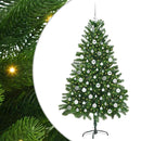 vidaXL Karácsonyfa 300 LED-del állvánnyal Zöld 180 cm PE