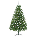 vidaXL Karácsonyfa 300 LED-del állvánnyal Zöld 180 cm PE