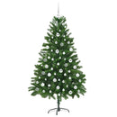 vidaXL Karácsonyfa 300 LED-del állvánnyal Zöld 180 cm PE