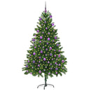 vidaXL Karácsonyfa 300 LED-del állvánnyal Zöld 180 cm PE