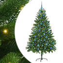 vidaXL Karácsonyfa 300 LED-del állvánnyal Zöld 180 cm PE