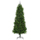 vidaXL Karácsonyfa 300 LED-del állvánnyal Zöld 240 cm PE