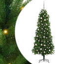vidaXL Karácsonyfa 300 LED-del állvánnyal Zöld 240 cm PE