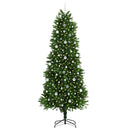 vidaXL Karácsonyfa 300 LED-del állvánnyal Zöld 240 cm PE