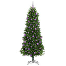 vidaXL Karácsonyfa 300 LED-del állvánnyal Zöld 240 cm PE