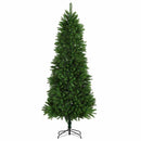vidaXL Karácsonyfa 300 LED-del állvánnyal Zöld 240 cm PE