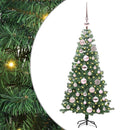 vidaXL Karácsonyfa 150 LED-del állvánnyal Zöld 120 cm PVC