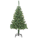 vidaXL Karácsonyfa 300 LED-del állvánnyal Zöld 180 cm PVC