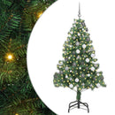 vidaXL Karácsonyfa 300 LED-del állvánnyal Zöld 180 cm PVC