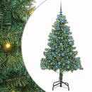 vidaXL Karácsonyfa 300 LED-del állvánnyal Zöld 180 cm PVC