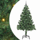 vidaXL Karácsonyfa 300 LED-del állvánnyal Zöld 210 cm PVC