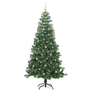 vidaXL Karácsonyfa Zöld 240 cm PVC