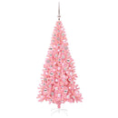 vidaXL Karácsonyfa 300 LED-del állvánnyal Rózsaszín 180 cm PVC