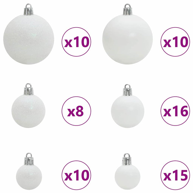 vidaXL Karácsonyfa 300 LED-del állvánnyal Rózsaszín 210 cm PVC