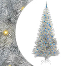 vidaXL Karácsonyfa 300 LED-del állvánnyal Ezüst 240 cm PET