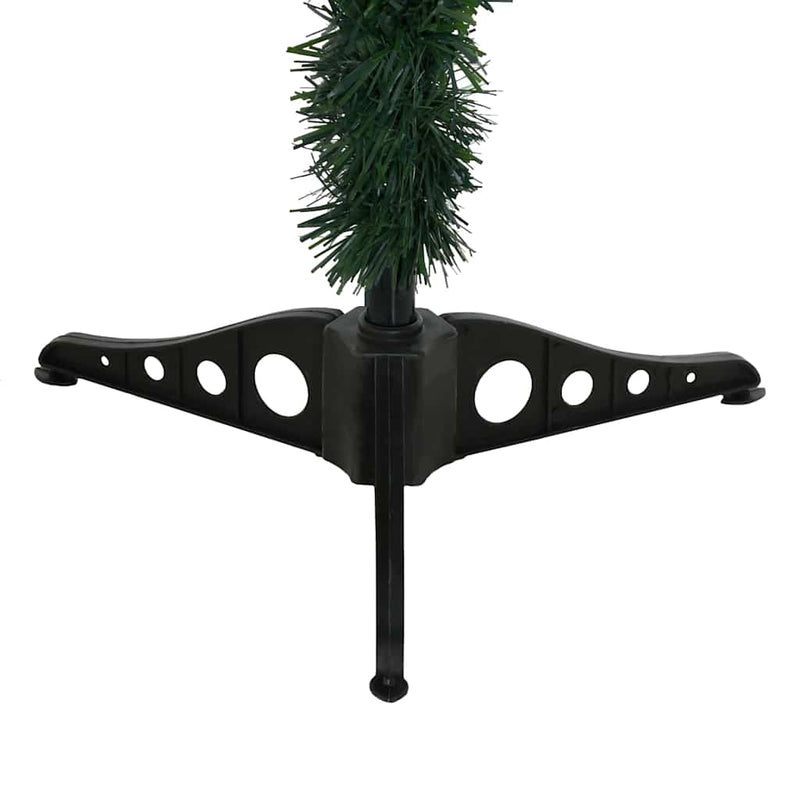 vidaXL Mű karácsonyfa 150 LED-del állvánnyal Zöld 150 cm PVC és Acél
