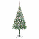 vidaXL Mű karácsonyfa 300 LED-del állvánnyal Zöld 180 cm PVC és Acél