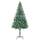 vidaXL Mű karácsonyfa 300 LED-del állvánnyal Zöld 180 cm PVC és Acél