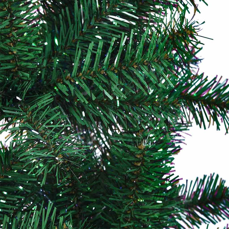 vidaXL Mesterséges, előre világított karácsonyi fa Zöld 120 cm