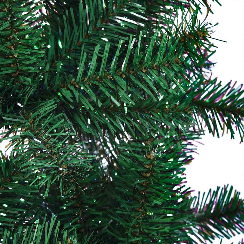 vidaXL Mesterséges, előre világított karácsonyi fa Zöld 240 cm