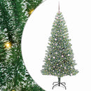 vidaXL Mű karácsonyi fa hóval borítva LED fényekkel 300 LED-del 240 cm