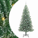 vidaXL Mű karácsonyi fa hóval borítva LED fényekkel 300 LED-del 240 cm
