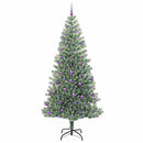 vidaXL Mű karácsonyi fa hóval borítva LED fényekkel 300 LED-del 240 cm