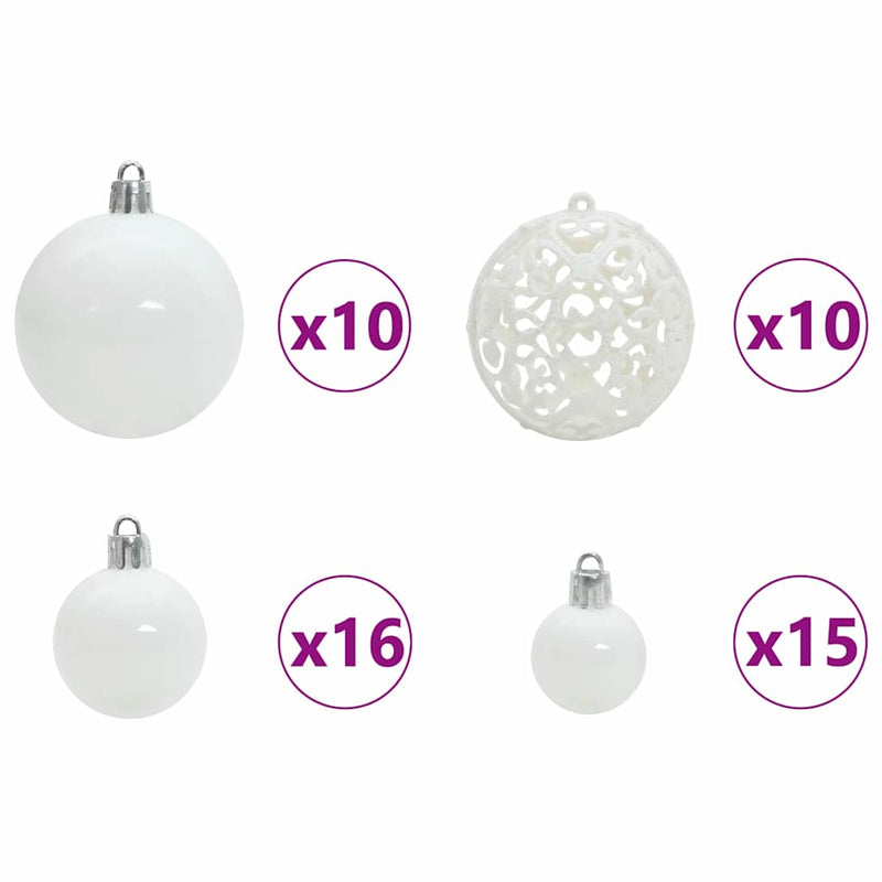 vidaXL Mű karácsonyfa 300 LED-del Zöld 180 cm PVC és Acél és Műanyag