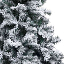 vidaXL Mű karácsonyfa 300 LED-del Fehér 180 cm PVC és Acél és Műanyag