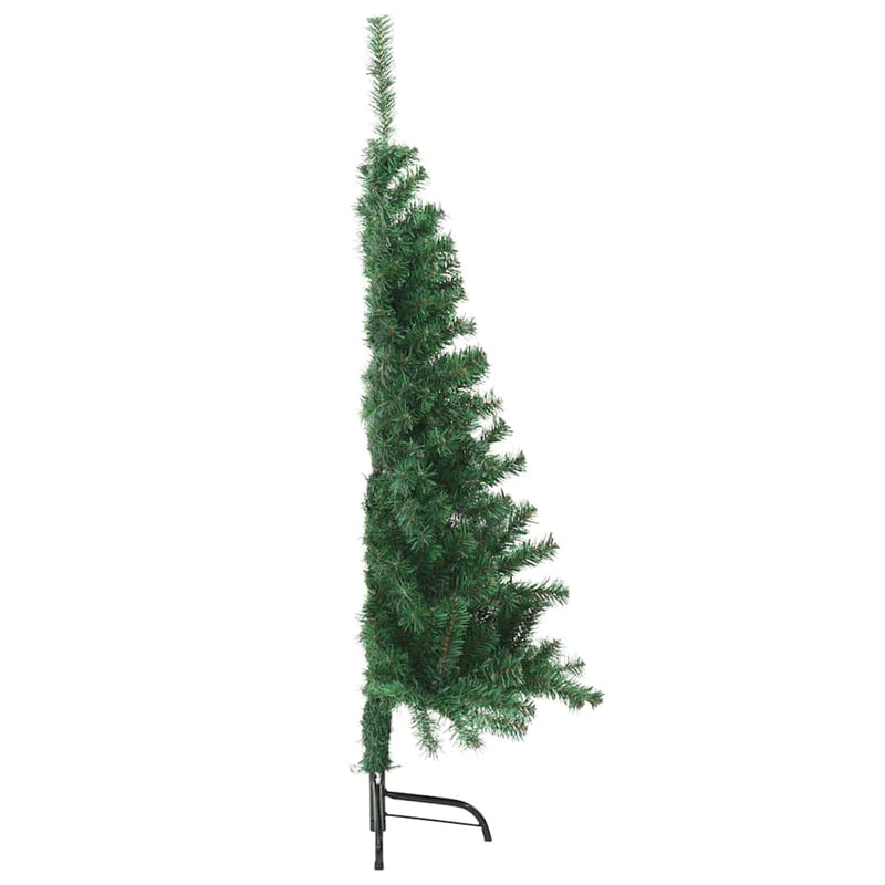 vidaXL Mesterséges, előre világított karácsonyi fa Zöld 120 cm PVC