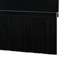vidaXL Öntapadó ajtó kefe tömítések 6 pcs Fekete 100 cm