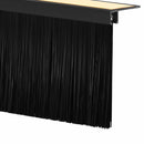 vidaXL Öntapadó ajtó kefe tömítések 6 pcs Fekete 100 cm