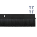vidaXL Csavaros Ajtó Kefe Zár 6 pcs Fekete 100 cm Alumínium ötvözet