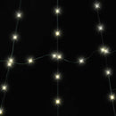 vidaXL LED Karácsonyfák talajráccsal Meleg fehér 306 cm Fém