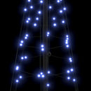 vidaXL LED Karácsonyi Fenyő 390 LED-del állvánnyal Kék 250 cm Vas