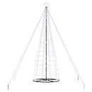 vidaXL LED Karácsonyi Fenyő 800 LED-del Hideg fehér 400 cm Vas