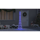 vidaXL LED Karácsonyi Fenyő 230 LED-del Kék 51 x 51 x 190 cm Fém