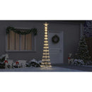 vidaXL LED Karácsonyi Fenyő 290 LED-del Meleg fehér 250 cm Fém