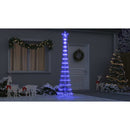 vidaXL LED Karácsonyi Fenyő 290 LED-del állvánnyal Kék 250 cm Fém
