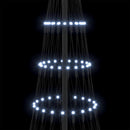 vidaXL LED Karácsonyi Fenyő Hideg fehér 71 x 71 x 184.5 cm Fém